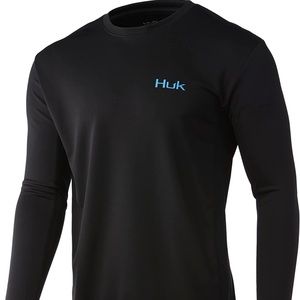 HUK Mens Icon X Long Sleeve Shirt. Fishing Shirt with Sun Protection.